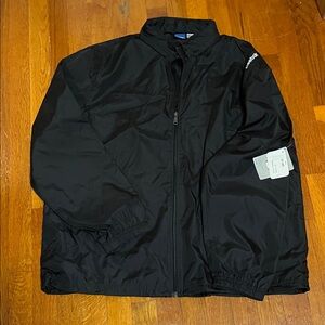 Reebok Men's Black Windbreaker Jacket. XL Regular.  NWT